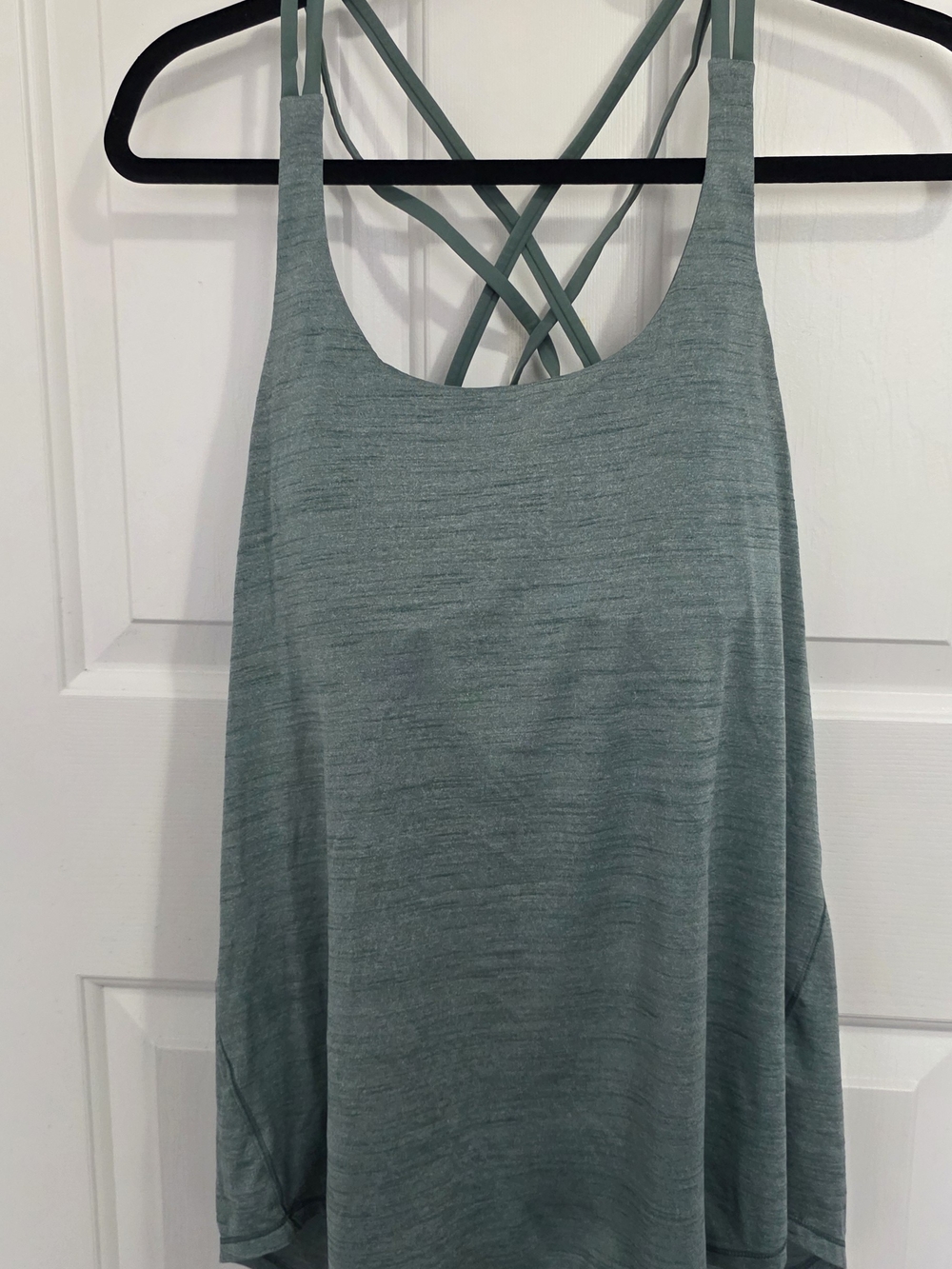 CRZ YOGA Seafoam Green Strappy Crossback Tank